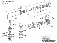 Bosch 0 607 958 807 ---- Angle Screwdriver Head Spare Parts